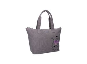 8712645323636 - Henkeltasche VADOBAG Damen Gr B H T 48cm x 32cm x 14cm grau Kunstfaser bestickt Taschen mit viel Stauraum