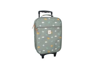 8712645324886 - Kidzroom Kindertrolley mit Dino-Print Koffer für Kinder Rollkoffer 41×