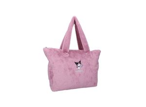 8712645325838 - Henkeltasche VADOBAG Kinder Gr B H T 14cm x 32cm x 48cm lila (purpurviolett) Kunstfaser bestickt Taschen mit verspieltem Kuromi-Print