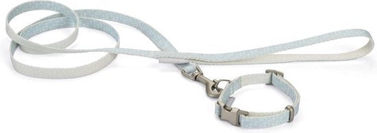 8712695169895 - Tori - Puppy Halsband en Riem - Blauw