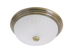 8712746023008 - Sienna Ceiling And Wall Bowl Semi Flush Deckenleuchte Bronze gebürstet Glas matt