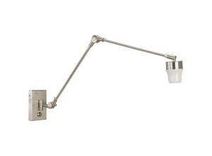 8712746093643 - Wandlamp Prestige chic - leinen - metall - 7396ST - Leinen - Steinhauer