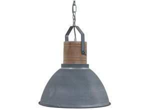 8712746106053 - Hängelamp Emile - holz - metall - 38 cm - E27 - 7781GR - Holz - Mexlite