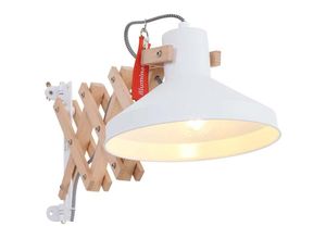 8712746111941 - - Wandlampe Wandleuchte Holzlampe Ziehharmonika Schlafzimmerleuchte beweglich