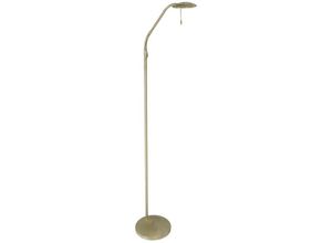 8712746113686 - Stehleuchte Spotlampe Wohnzimmerleuchte LED messing beweglich dimmbar H 150 cm