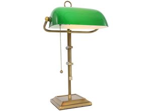 8712746115383 - - Antike Schreib Tisch Lampe Leuchte Beleuchtung Bronze-Farbe Banker-Leuchte 7961BR