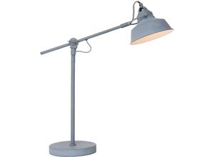 8712746122473 - Mexlite - tischlamp Nové - holz - metall - 18 cm - E27 - 1321GR - Holz