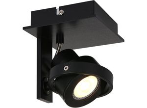 8712746122541 - Led Deckenleuchte Quatro in Schwarz 46W 345lm GU10 - black - Steinhauer