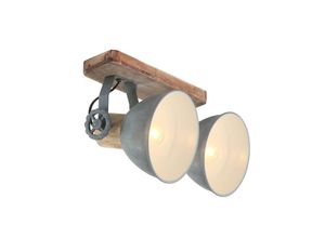 8712746122749 - Wandlamp Gearwood - holz - gummi - 7969GR - Holz - Mexlite