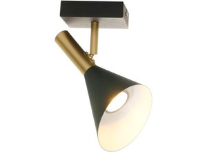 8712746130140 - Anne Light And Home - Wandlampe Annes choice - Schwarz - 2491ZW - Gold & Schwarz