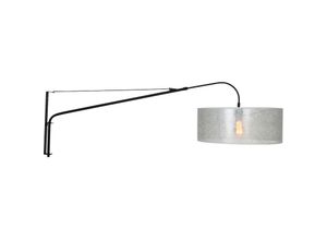 8712746132397 - Sienna Lighting - Sienna Elegant Classy Wandleuchte mit Schirm Schwarz Matt