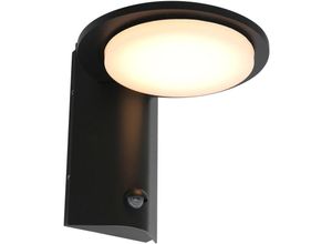 8712746133158 - Led Wandleuchte in Schwarz und Weiß 7W 700lm IP54 mit - black - Steinhauer