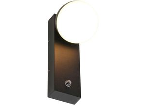 8712746133288 - Led Wandleuchte in Schwarz und Weiß 75W 700lm IP54 - black - Steinhauer