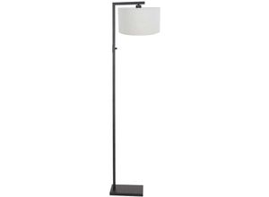 8712746151749 - - Stehleuchte Wohnzimmerleuchte Standlampe E27 Textil weiß schwarz matt h 160 cm