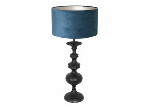 8712746166798 - Anne Light And Home - Tischlampe Lyons - Schwarz - 3488ZW - Blau & Schwarz