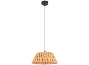 8712746170436 - Pendelleuchte Maze in Natur-hell und Schwarz E27 - Natur-hell - Anne Light And Home