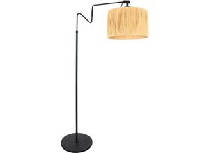 8712746172294 - Anne Light And Home - Stehlampe Linstrøm - Schwarz - 3730ZW - Naturel & Schwarz