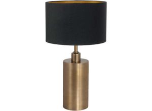 8712746175615 - Tischlamp Brass - bambus - metall - 30 cm - E27 - 3978BR - Bambus - Steinhauer