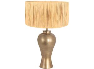 8712746175707 - Tischlamp Brass - bambus - holz - 50 cm - E27 - 3988BR - Bambus - Steinhauer