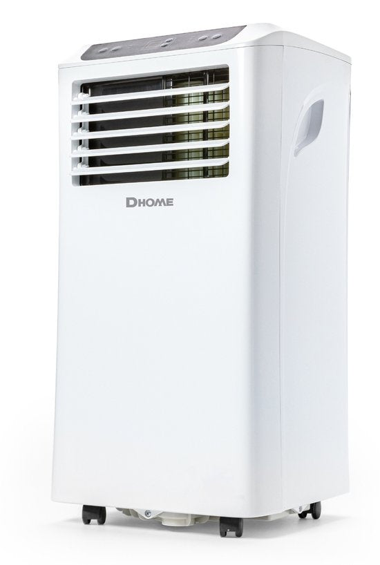 8712837881111 - DHome DA9KWE geliefert von Daewoo - 3-in-1 Mobiles Klimagerät 9000 BTU - Luftentfeuchtung - mit Ventilatormodus - Luftkühler - Klimaanlage für Schlafzimmer und Wohnzimmer