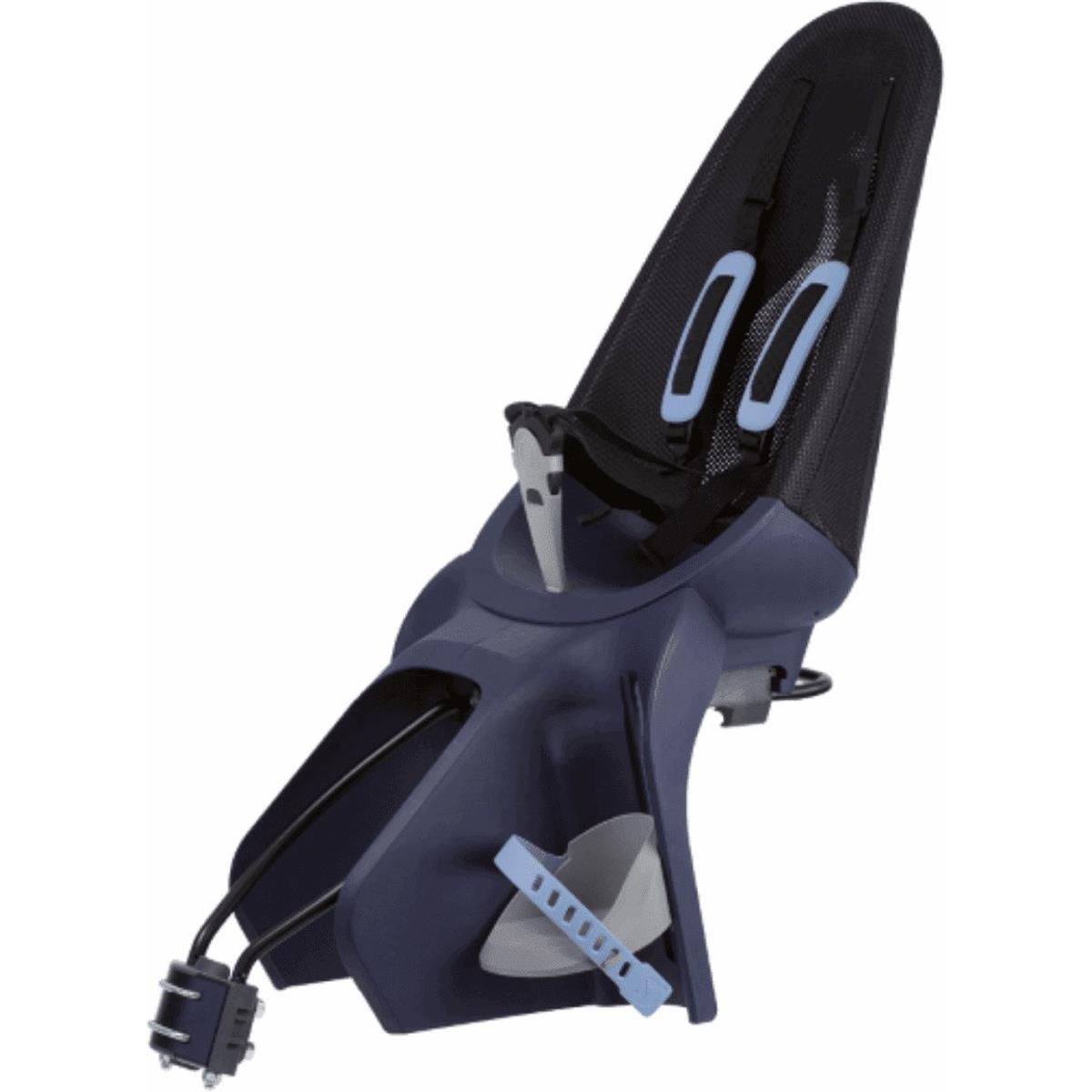 8712864439514 - Air Rücksitzsitz Schwarz Blau für Fahrrad - Bis 22 kg Ergonomisch und Sicher