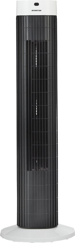 8712876044034 - VTO812WA - Turmventilator - 3 Geschwindigkeiten - 3 Windarten - Fernbedienung - Zeitschaltuhr - 765 cm hoch - 85° Oszillation - Weiß Schwarz