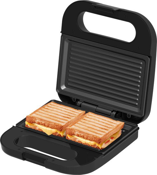 8712876105247 - SG750B - Toasti-Eisen - Panini-Grill - Griddle 224 x 13 cm - PFAS frei - Toasti-Maker - 750 Watt - Schwarz