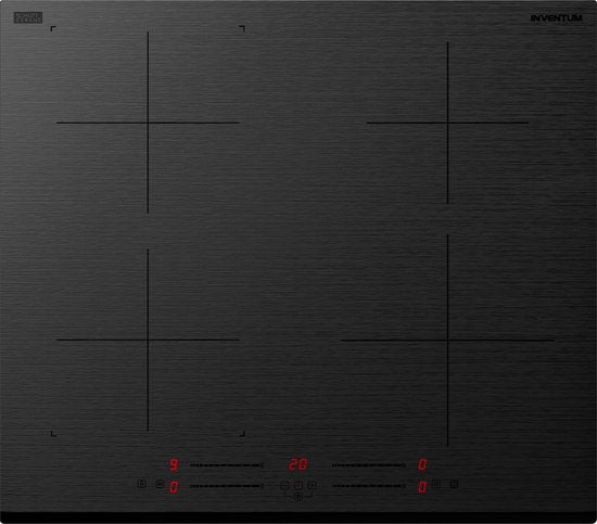 8712876172706 - IKI6035MAT - Einbau-Induktionskochfeld - 60 cm - 4 Kochzonen - Brückenfunktion - 1- oder 2-phasig - Front mit Facettenrand - Schwarz matt
