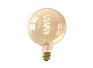 8712879152217 - Spiralförmige LED-Lampe - G125 Vintage-Lichtquelle - E27 - Gold - warmweißes Licht - dimmbar