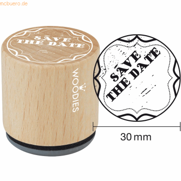 8712938068954 - 3 x Stempel Woodies Save The date