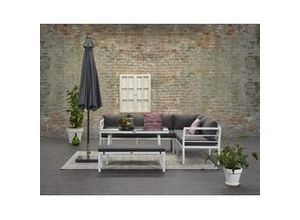 8713002065060 - BLAKES Alu Ecklounge Gartenmöbel Sitzgruppe rechts weiß