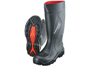 8713197031352 - Unisex Gummistiefel Baustiefel Sicherheitsstiefel Purofort+ S5 schwarz 44 - Dunlop