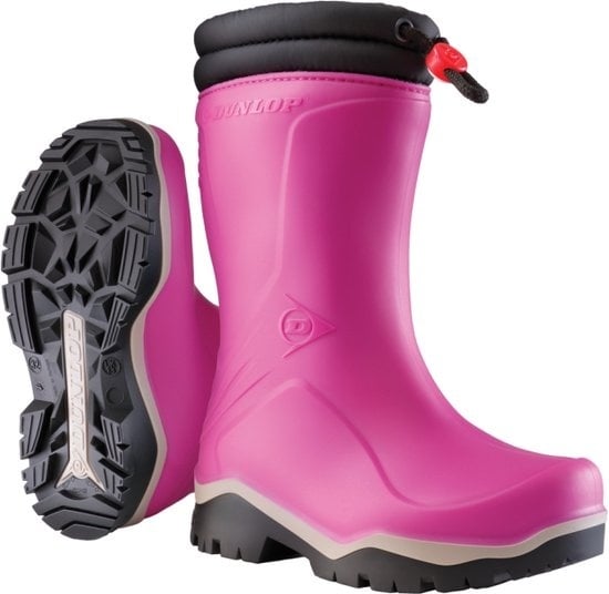 8713197361084 - Kinder-Stiefel Kids Blizzard pvc Gr 35 gefüttert pink schwarz K374061 - Dunlop