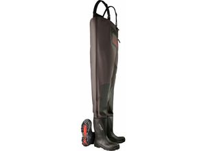 8713197547570 - Stiefel Purofort+ Wathose schwarz Gr 42 - schwarz - Dunlop