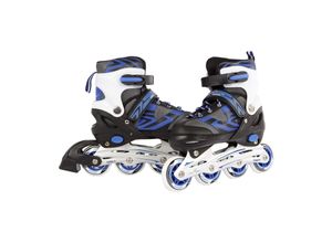 8713219340875 - Kids Globe Street Rider Inlineskates verstellbar von Größe 29-32 blau schwarz