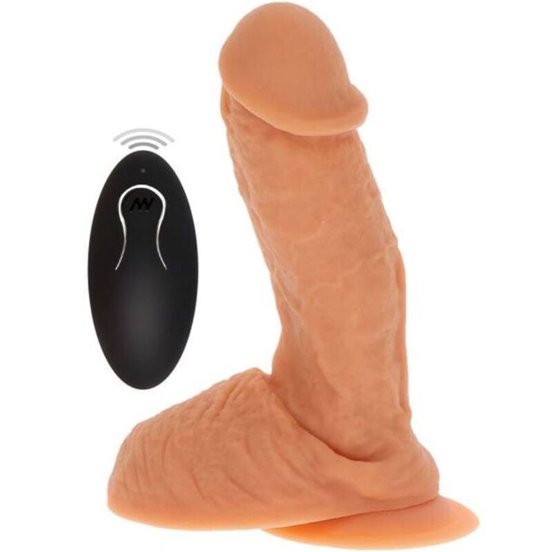 8713221827975 - - SILIKON-VIBRIERENDE DILDO-HAUT