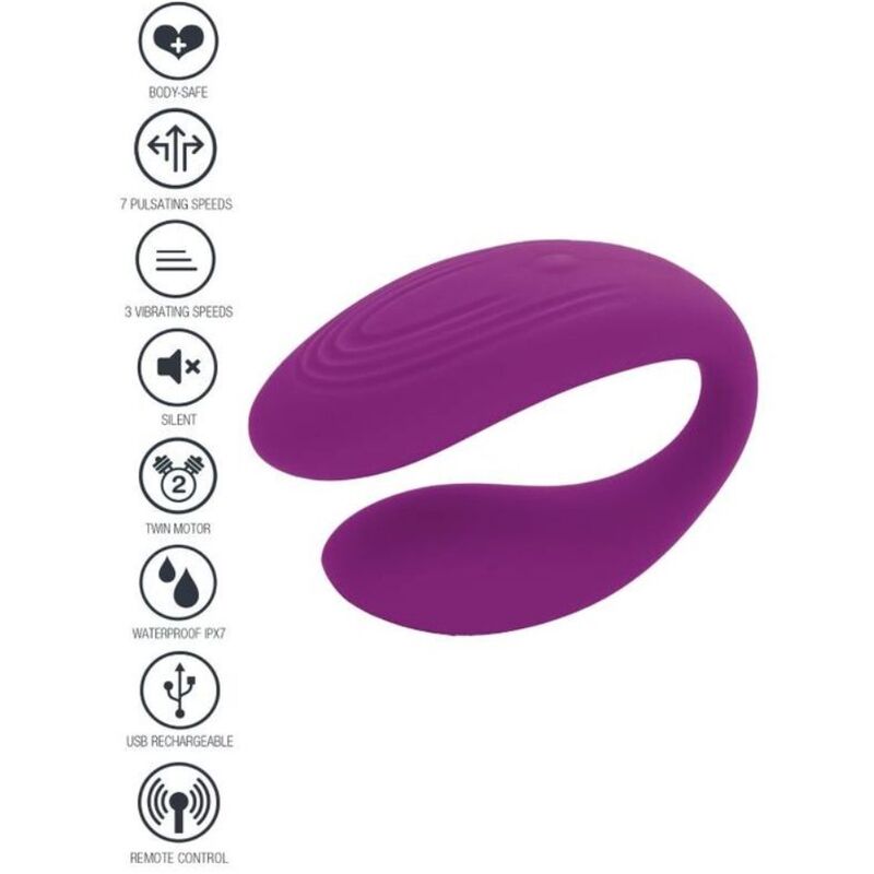 8713221829221 - - GEBUNDENER VIBRATOR FÜR LIEBESPAARE LILA