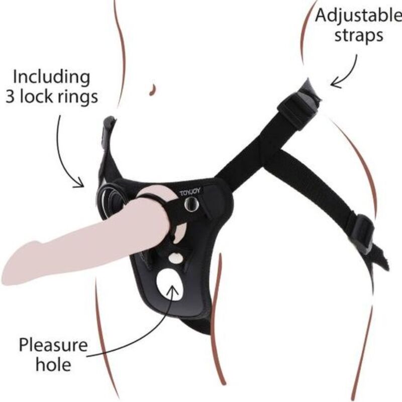8713221829535 - - STRAP-ON-VERGNÜGUNGSGESCHIRR SCHWARZ 8713221829535 - - STRAP-ON-VERGNÜGUNGSGESCHIRR SCHWARZ