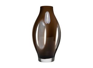 8713368188069 - Vase DUBLIN TOPAZ (DH 16x30 cm) DH 16x30 cm braun Blumenvase Blumengefäß