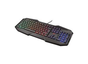 8713439222784 - GXT830RW AVONN Kabelgebunden Gaming-Tastatur Beleuchtet mit numerischer Tastatur Multimediatasten Deutsch QWERTZ Schwarz