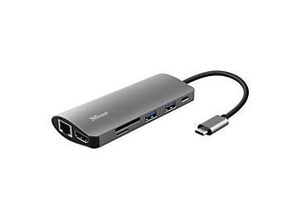 8713439237757 - Dalyx 7-in-1 USB-C Multiport Adapter - Dockingstation - USB-C 32 - HDMI - GigE