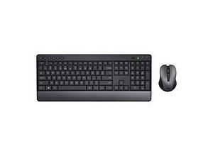 8713439245332 - Trezo Comfort - Tastatur-und-Maus-Set - kabellos - QWERTY - GB - Schwarz