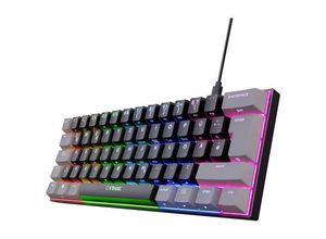 8713439248838 - GXT867 ACIRA Mini Kabelgebunden Gaming-Tastatur Deutsch QWERTZ Schwarz Beleuchtet