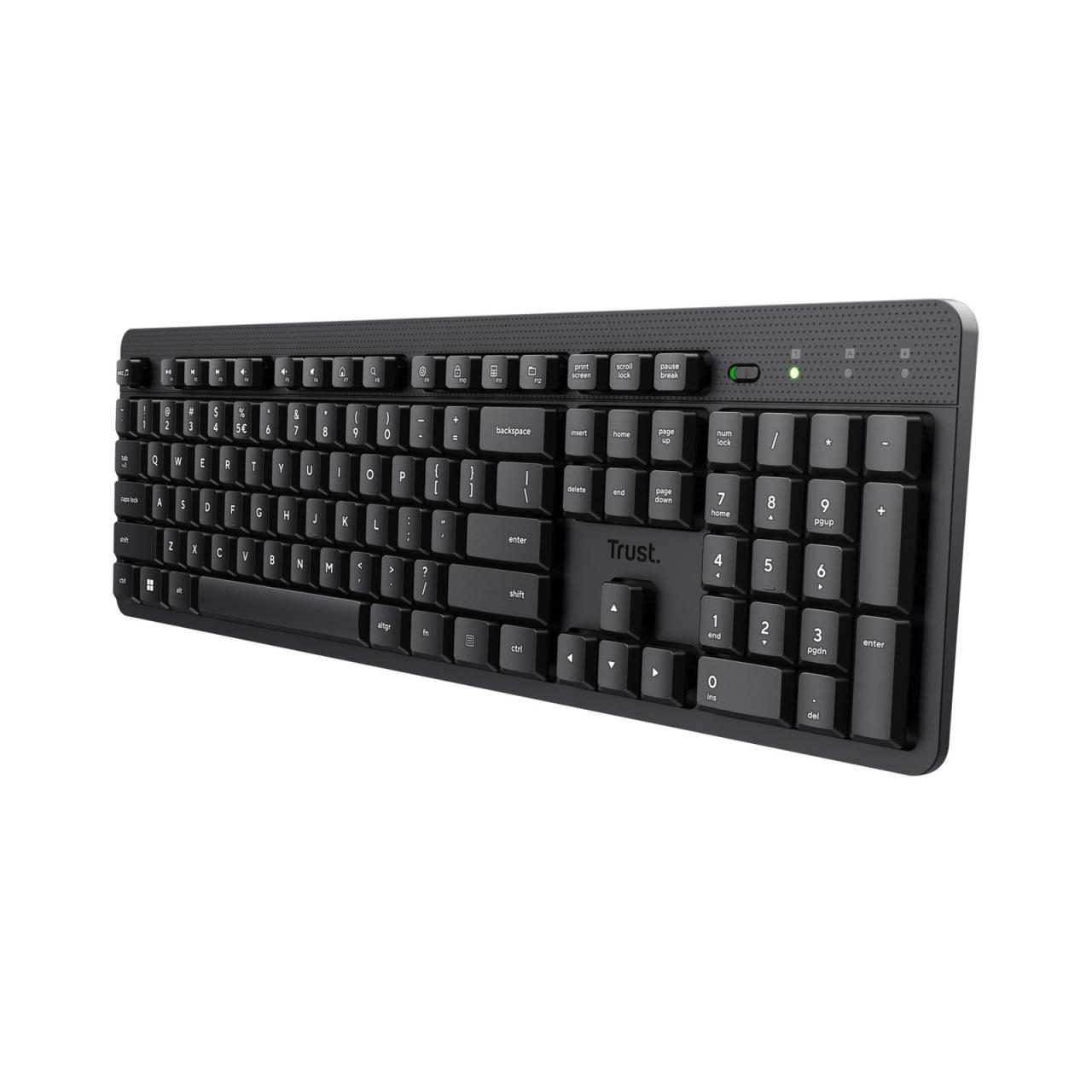 8713439250145 - 0 Ody II Leise kabellose Tastatur - Schwarz DE