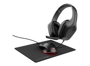 8713439251173 - GXT 790 3-in-1 Gaming-Maus & Headset-Set USB Optisch Schwarz Beleuchtet