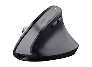 8713439251463 - Bayo+ Ergonomische Maus Bluetooth® Optisch Schwarz 6 Tasten 800 dpi 1200 dpi 1600 dpi 2400 dpi Ergonomisch Geräuscharme Tasten Integriertes