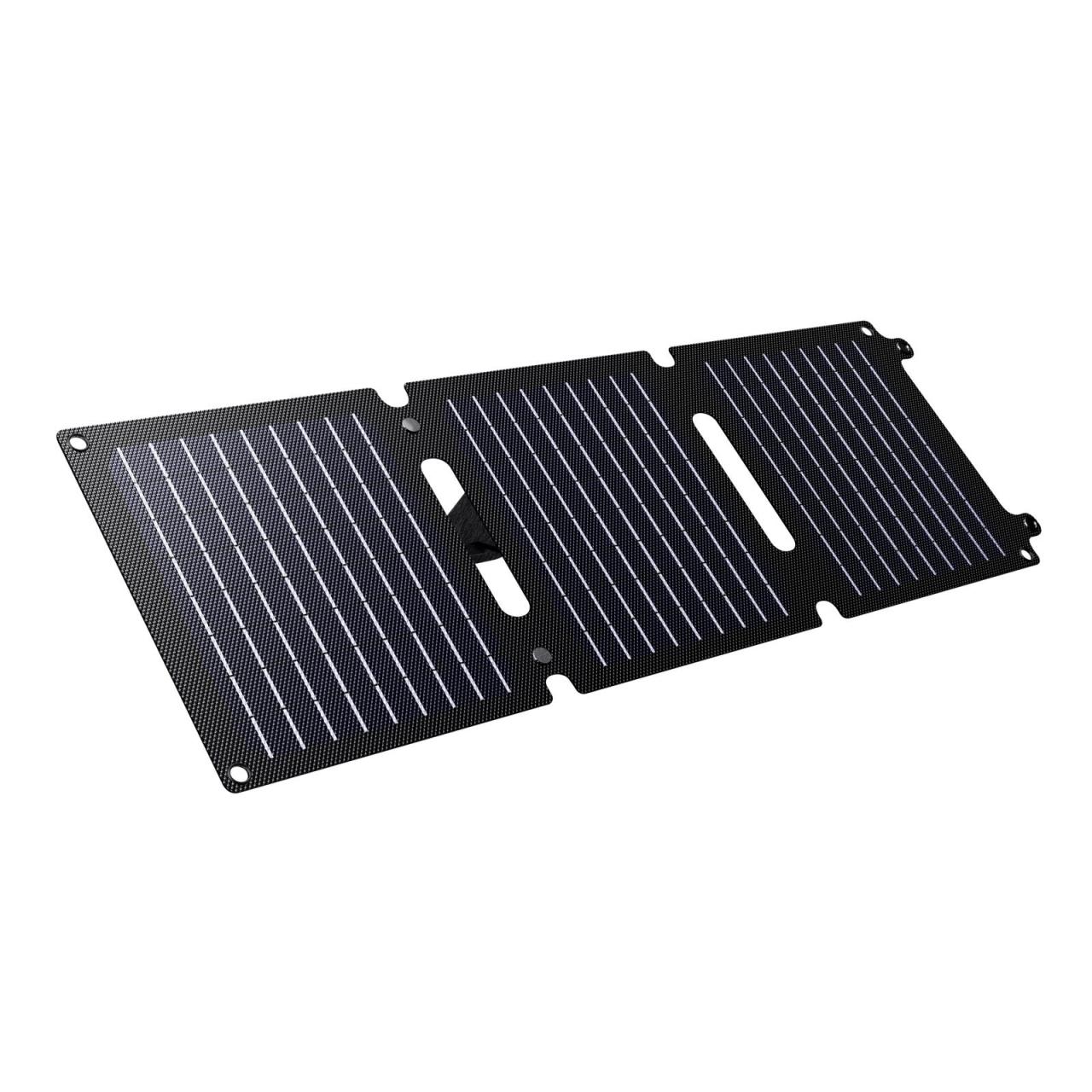 8713439252385 - 0 Mobile Zuny 20 W Tragbares Solarmodul - Schwarz