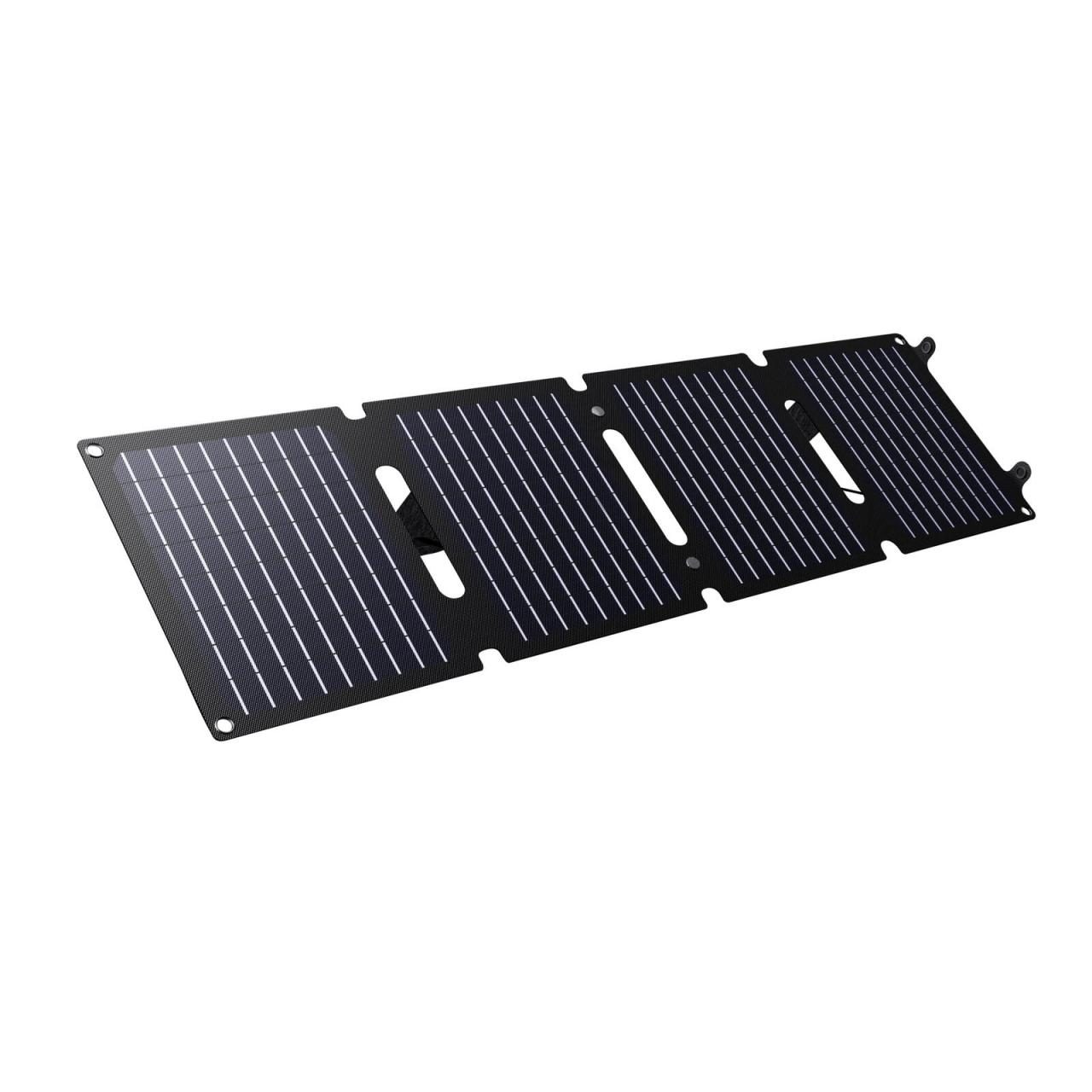 8713439252392 - 0 Mobile Zuny 40 W Tragbares Solarmodul - Schwarz