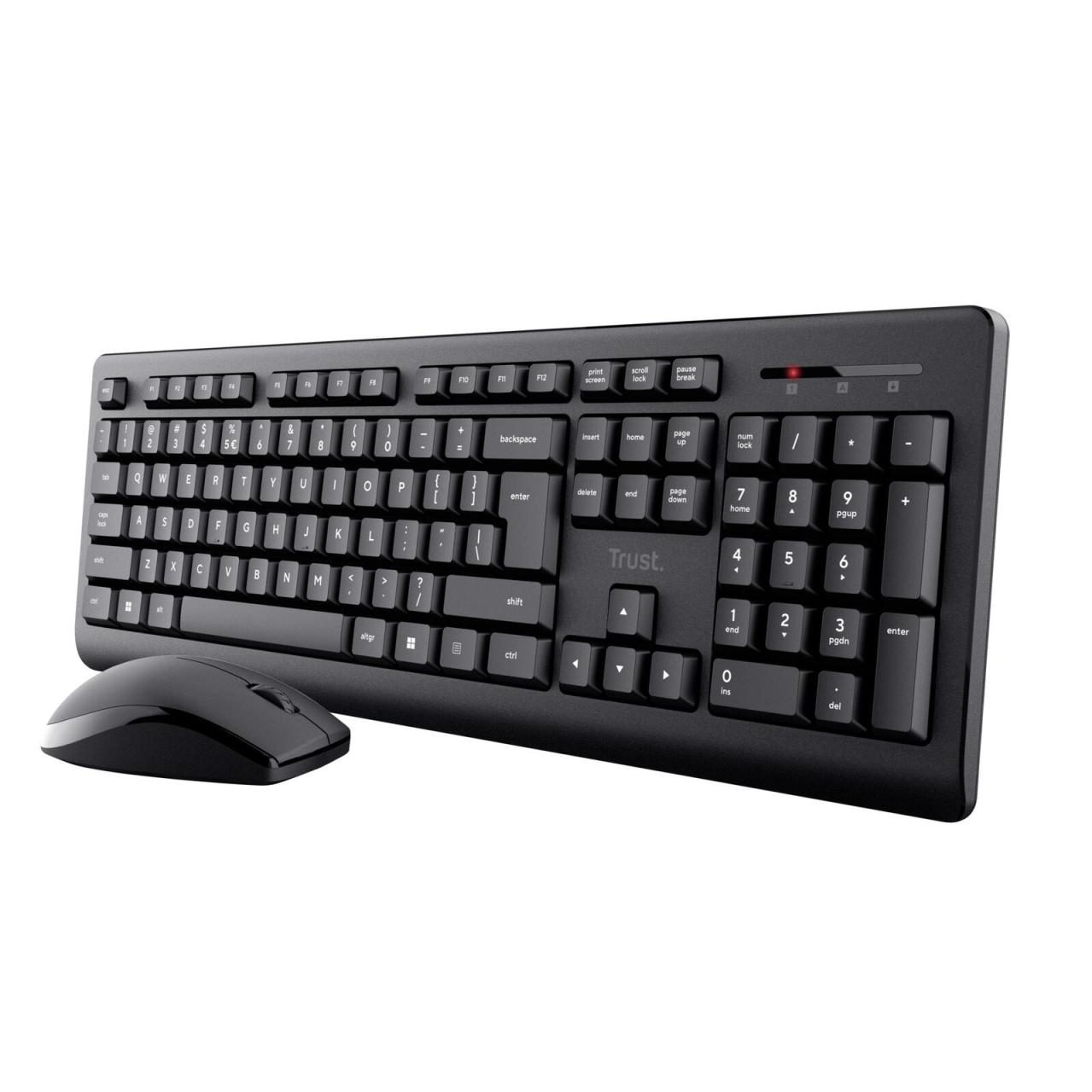 8713439254327 - 0 Primo Kabelloses Tastatur-Maus-Set - Schwarz DE