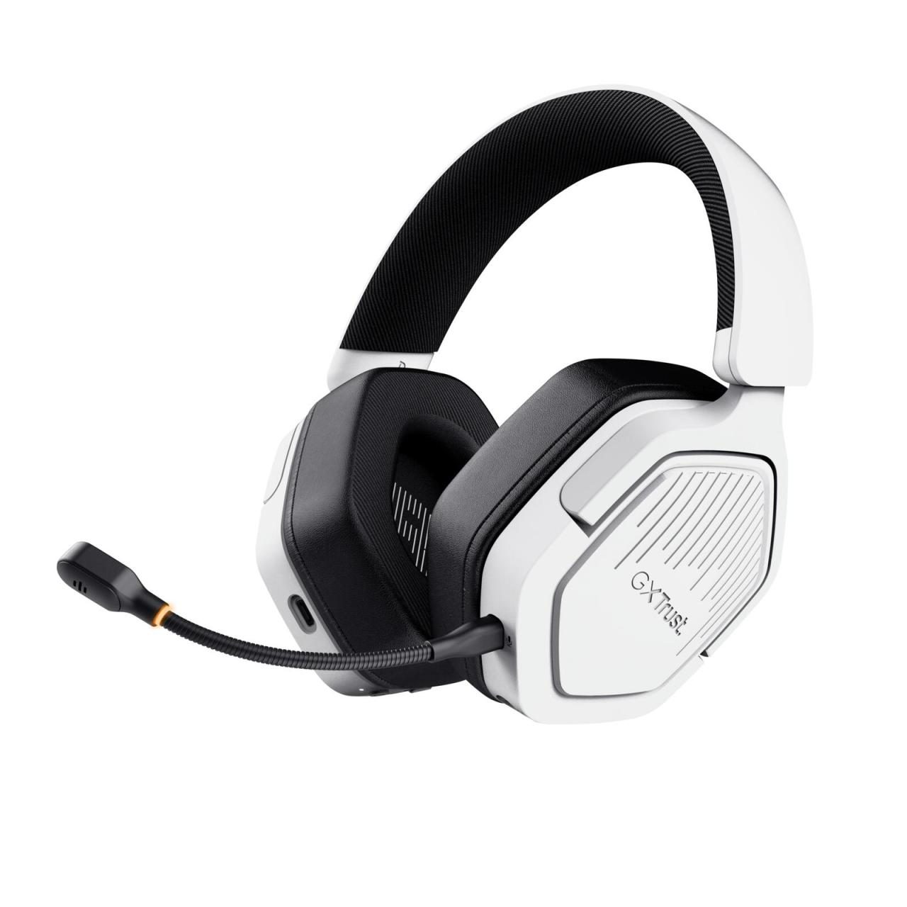8713439255348 - Gaming GXT 493W Carus Drahtloses Multiplattform-Headset - Weiß